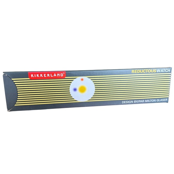 Rare New Kikkerland Reductous Watch Milton Glaser Design Unique Display MOMA - Picture 5 of 16